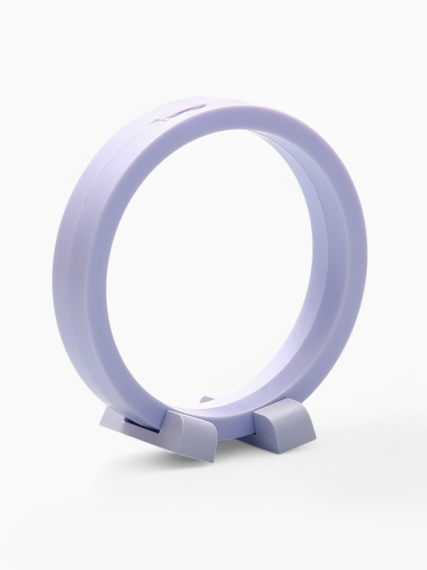 Подставка для украшений «Круг», 11*11*4,5 см, цвет сиреневый Подставка для украшений «Круг», 11*11*4,5 см, цвет сиреневый