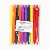 Ручка прикол шариковая синяя паста автоматическая 0.7 мм МИКС надписей &laquo;Приношу счастье&raquo;