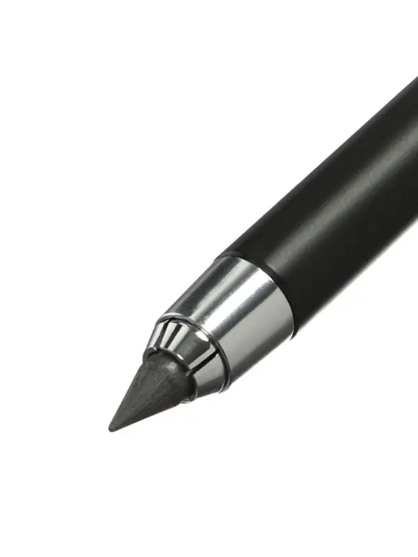 Карандаш механический, металлический, чёрный, узел 5.6 мм