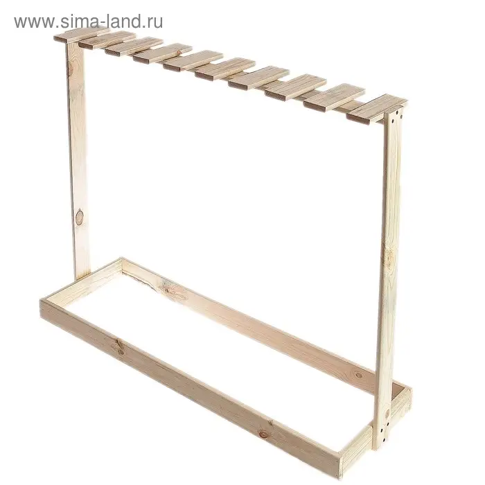 Держатель для садового инвентаря, напольный, под 18 инструментов, Greengo Держатель для садового инвентаря, напольный, под 18 инструментов, Greengo