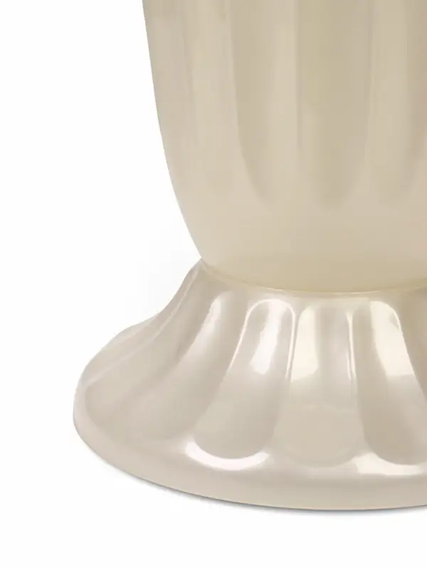 Ваза для цветов, 17 л, d=29 см, h=52 см, пластиковая, белая