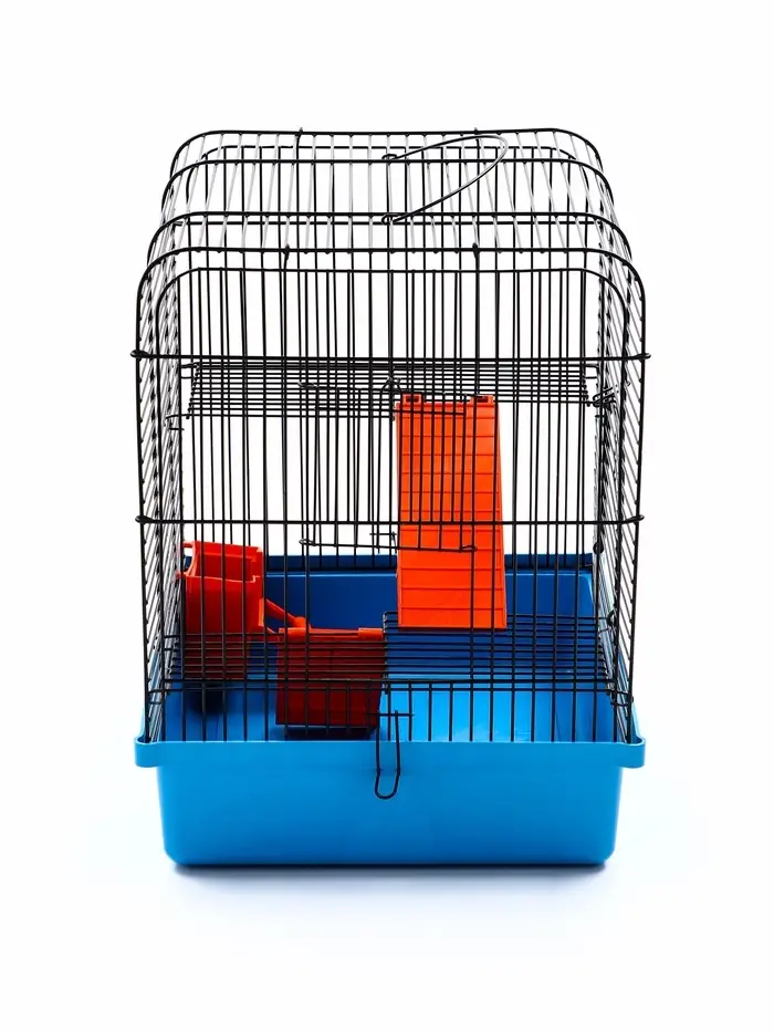 Клетка для грызунов "Мини" двухярусная, 29 x 25 х 32 см, синий Клетка для грызунов "Мини" двухярусная, 29 x 25 х 32 см, синий