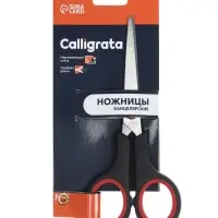 Ножницы канцелярские 14 см, пластиковые ручки, блистер