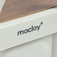 Стол - корзина maclay 2 в 1, складная, 30 л, 44&times;30&times;24/6 см, светло-серая