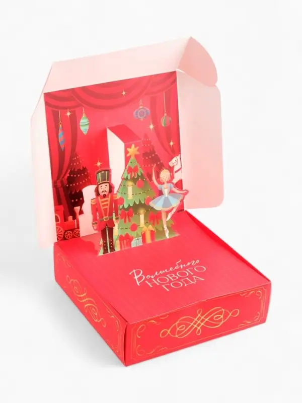 Коробка складная «Щелкунчик», 26×26×8 см Коробка складная «Щелкунчик», 26×26×8 см