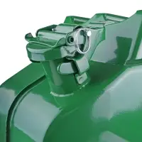Канистра топливная металлическая вертикальная 20 Л (зелёная) AVS VJM-20