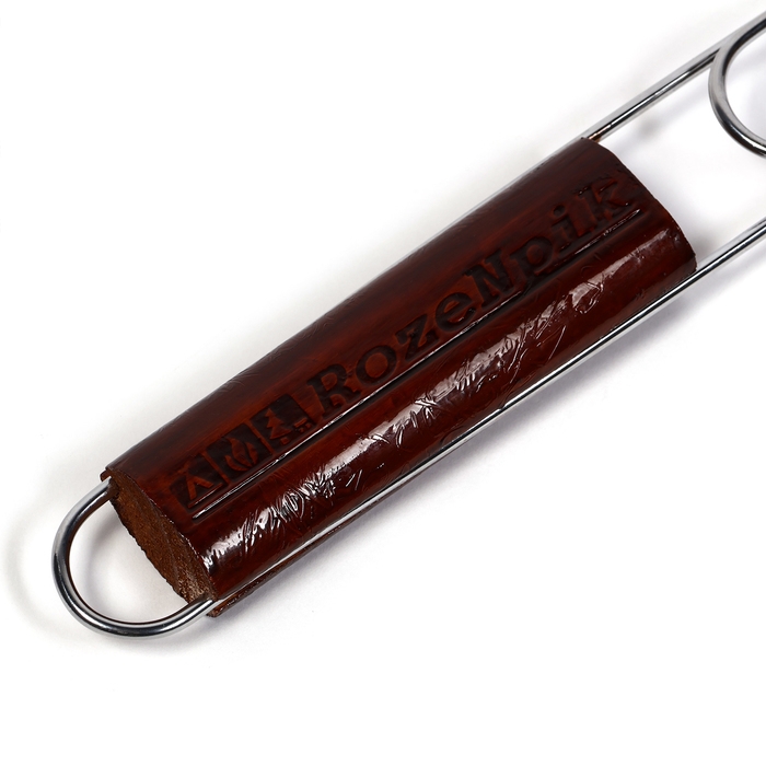 Набор с шампурами подарочный  Набор с шампурами подарочный "Пикник" в коробке из эко-кожи №3