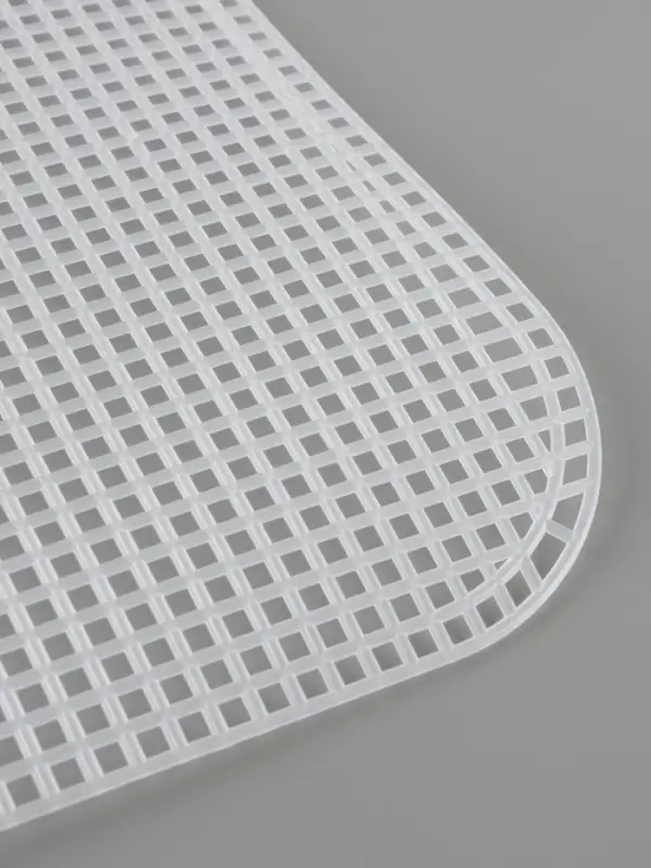 Канва-основа для вышивания сумки, пластиковая, 45&times;47 см, 2&times;2 мм, белая