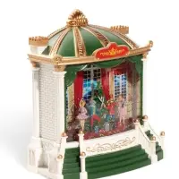 Фигурка светодиодная &laquo;Театр&raquo;, новогодняя, 3хААА, музыка, свет, USB, 10.5&times;18.5&times;23 см