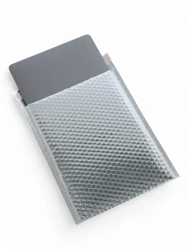 Пакет воздушно-пузырчатый, с клапаном и клеевым слоем, 25×30+4 см, п/э, 3 слоя, металлизированный Пакет воздушно-пузырчатый, с клапаном и клеевым слоем, 25×30+4 см, п/э, 3 слоя, металлизированный