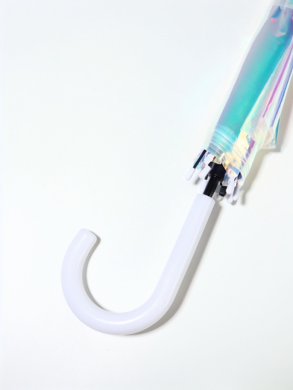 Зонт-трость п/авт R50/58 8сп ПВХ ГОЛОГРАФИЯ ручка-крюк Зонт-трость п/авт R50/58 8сп ПВХ ГОЛОГРАФИЯ ручка-крюк