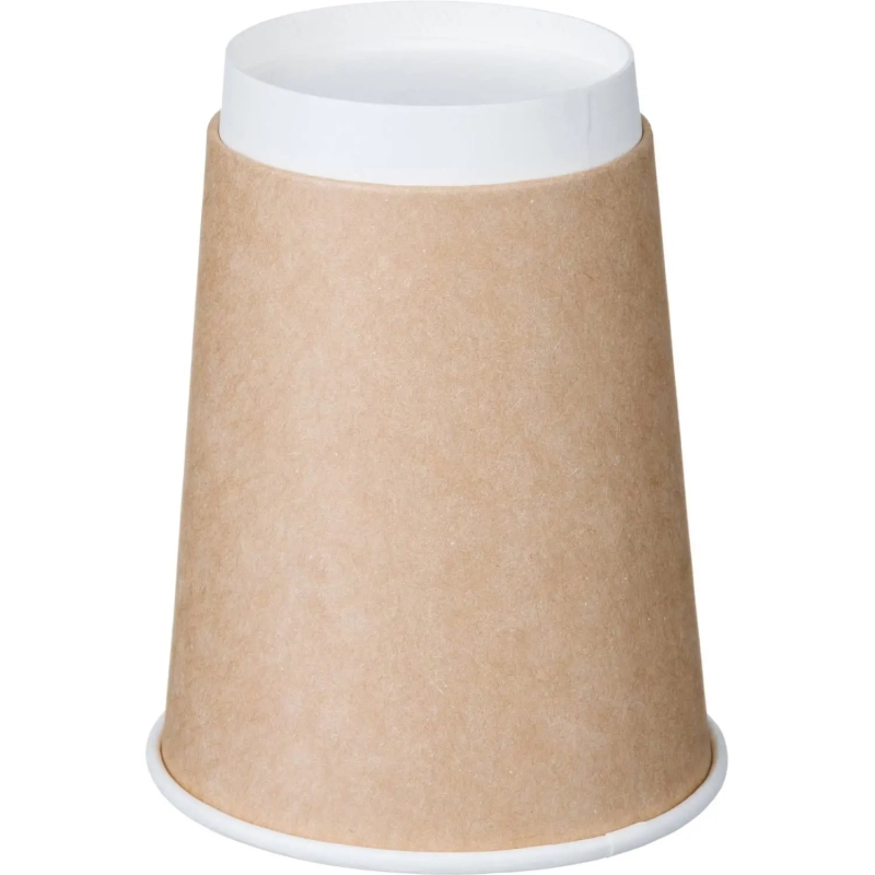 Стакан одноразовый бум двухслойный d-90мм 300мл коричневый (400шт/кор)