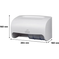 Диспенсер для туалетной бумаги рул Luscan Prof Etalon Doublemini бел 151067