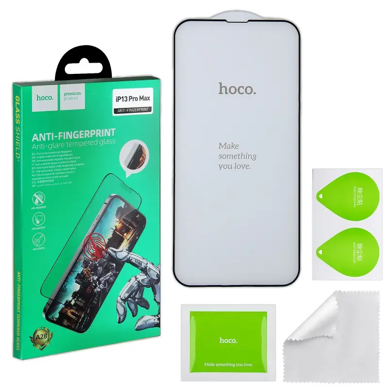 Защитное стекло для iPhone 13 Pro Max/14 Plus Matte Anti Fingerprint A28 HOCO