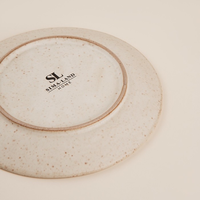 Набор тарелок керамических SL Home «Виенто», d=28 см, цвет бежевый Набор тарелок керамических SL Home «Виенто», d=28 см, цвет бежевый