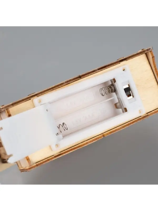 Светодиодная фигура &laquo;Дом с оленем&raquo; 12&times;17&times;4 см, дерево, от батареек АААх2, свечение тёплое белое