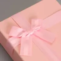 Набор подарочных коробок 3 в 1, прямоугольные с бантом, розовый фламинго, 33.5&times;25&times;11.5; 29&times;21&times;9; 24.5&times;17&times;6.5 см