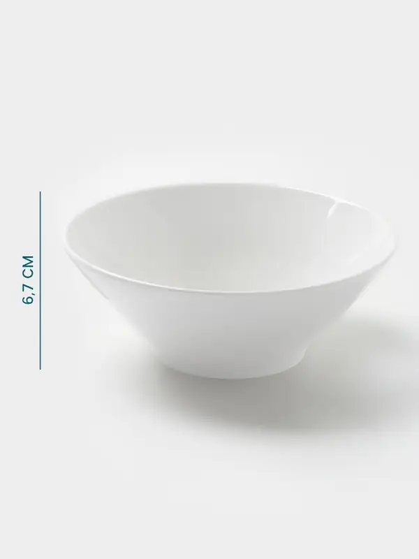 Салатник Hanna Kn&ouml;vell, 750 мл, d=17.8 см, конический, фарфор, белый