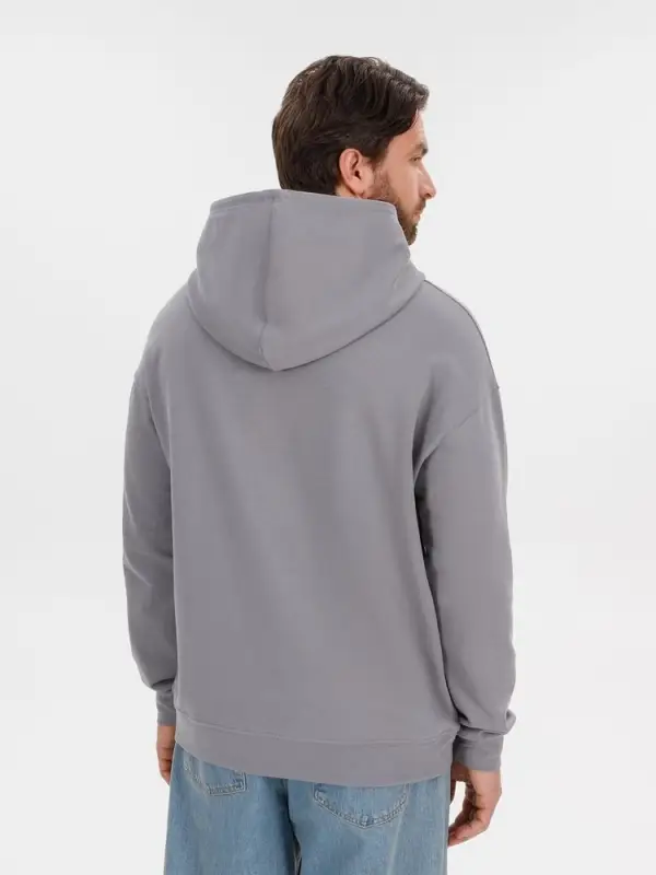 Худи оверсайз унисекс Outshine, серое, размер XS/S Худи оверсайз унисекс Outshine, серое, размер XS/S