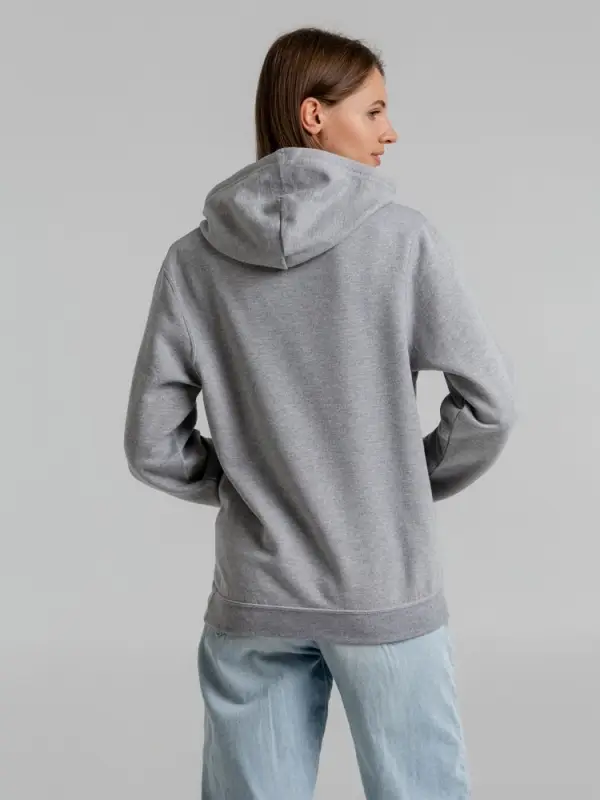 Толстовка с капюшоном Snake II серый меланж, размер XS Толстовка с капюшоном Snake II серый меланж, размер XS