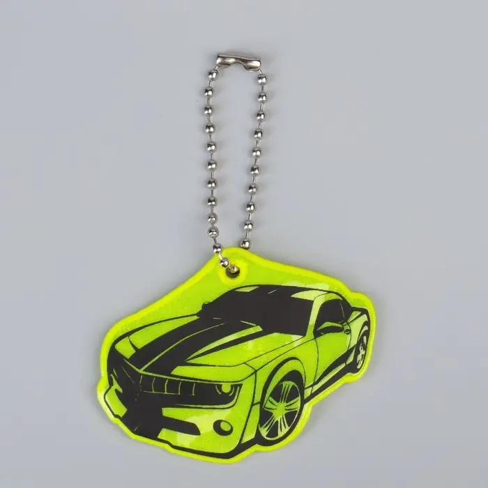 Светоотражающий элемент «Авто», двусторонний, 5.5×4.3 см, МИКС Светоотражающий элемент «Авто», двусторонний, 5.5×4.3 см, МИКС