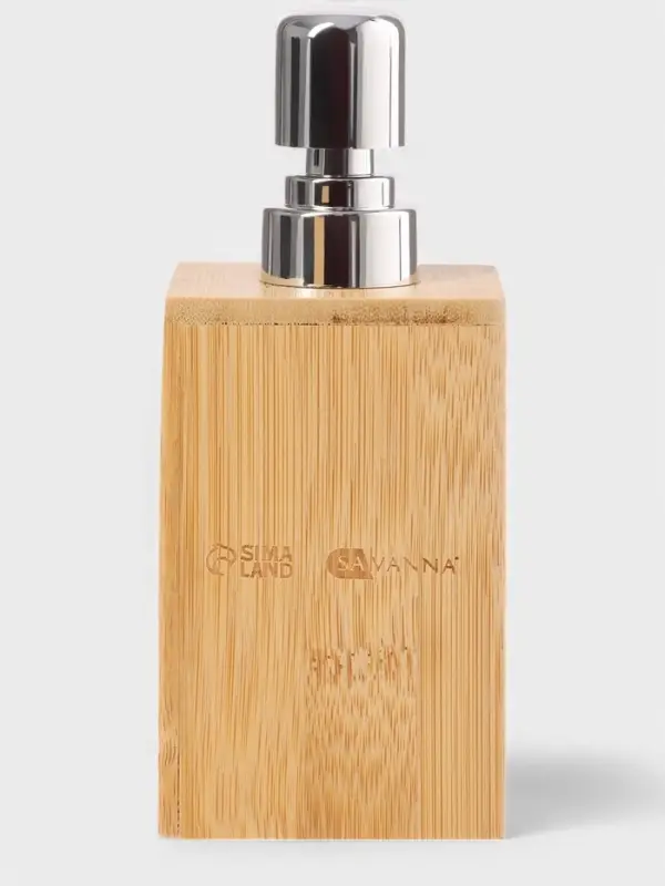 Набор аксессуаров для ванной SAVANNA BAMBOO, дозатор, стакан