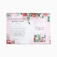 Диплом &laquo;С годовщиной свадьбы!&raquo;, с конвертом для денег, А5, 21&times;15 см