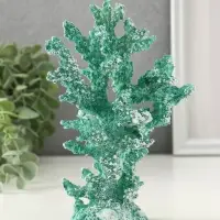 Сувенир полистоун "Коралл голубой" 14,5х5,5х17,5 см Сувенир полистоун "Коралл голубой" 14,5х5,5х17,5 см