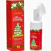 Новогодняя пенка для умывания Sadoer, клубника, 120 мл Новогодняя пенка для умывания Sadoer, клубника, 120 мл