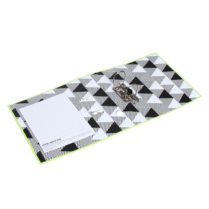 Папка-регистратор, Calligrata, А4, 75 мм, ламинированная, светло-зеленый Папка-регистратор, Calligrata, А4, 75 мм, ламинированная, светло-зеленый