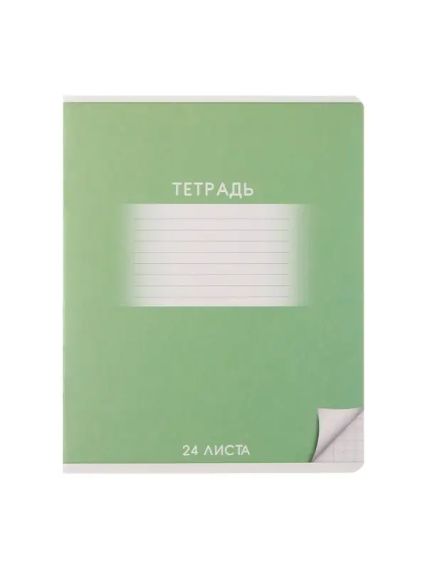 Комплект тетрадей из 10 штук, 24 листа в клетку Calligrata "Школьная", обложка мелованный картон, ВД-лак, блок офсет, 5 видов по 2 штуки