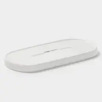 Блюдо сервировочное Magistro White Snow, 24.5&times;11&times;1.5 см, фарфор, белое