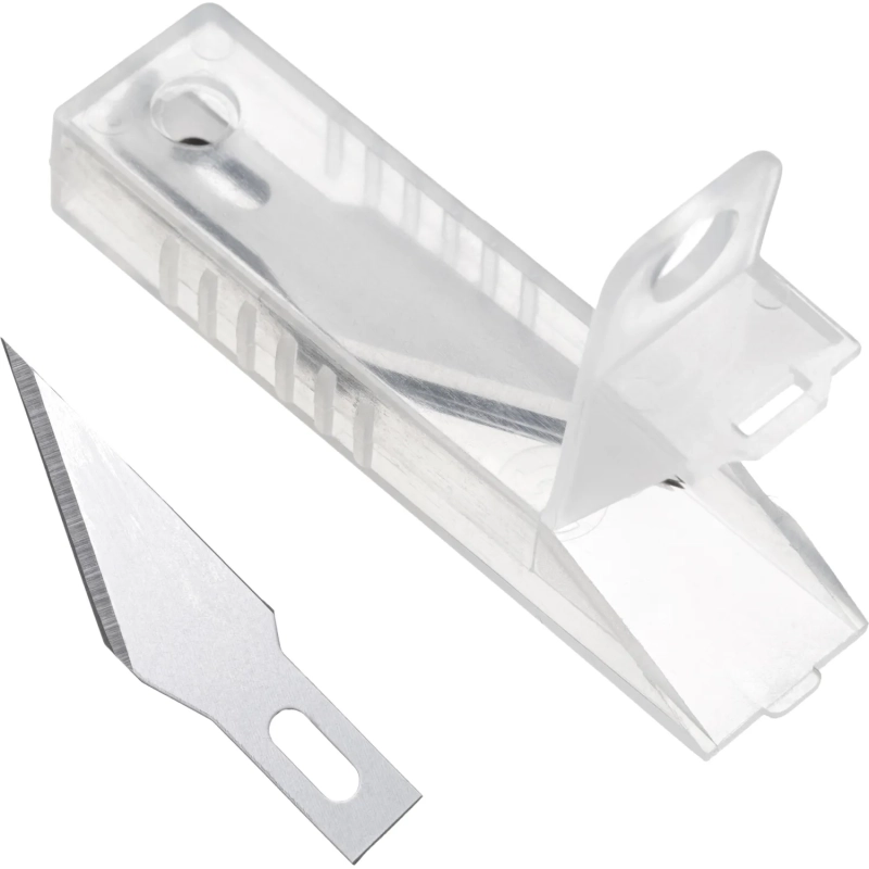 Лезвие для ножей макетных запасное Topfort 5,9мм,сталь SK5,10шт/уп