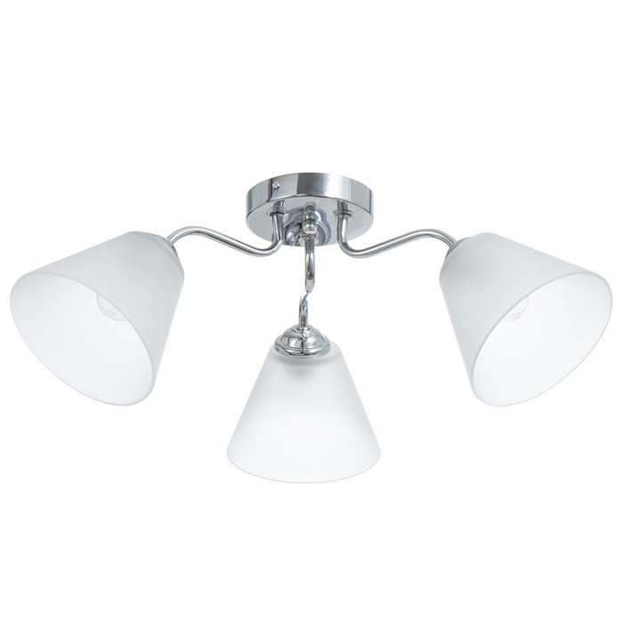 Люстра Люстра "Лорена" 3хЕ27 40Вт хром 55х55х36 см BayerLux