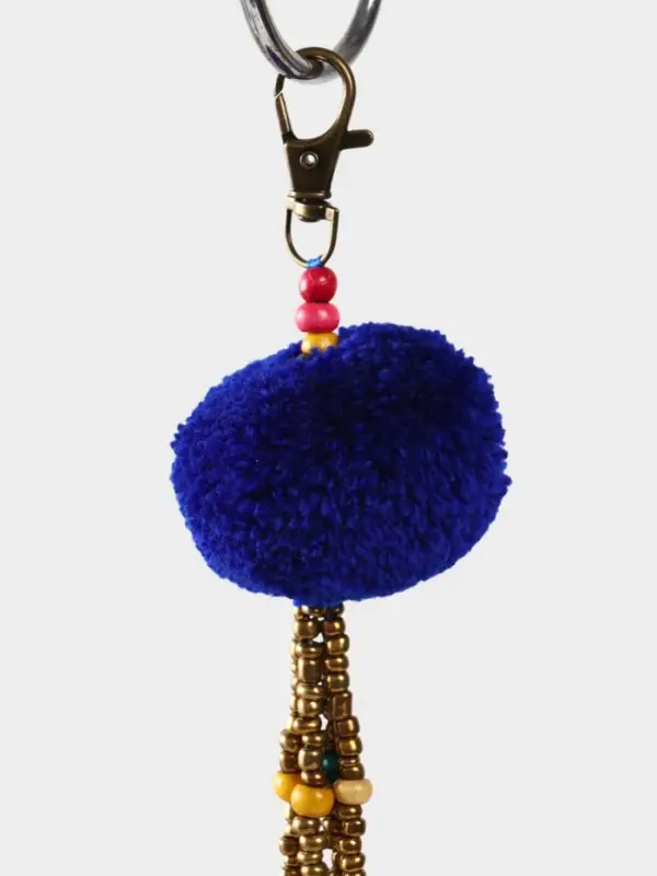 Брелок плетеный, 22 см, цв. синий Брелок плетеный, 22 см, цв. синий