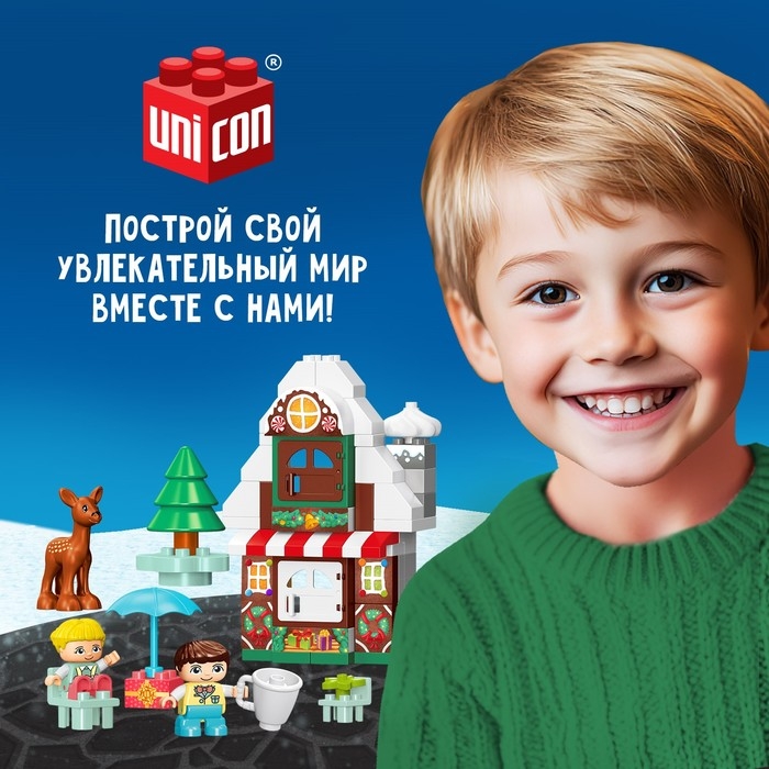 Конструктор «Новогодние истории», 77 деталей Конструктор «Новогодние истории», 77 деталей