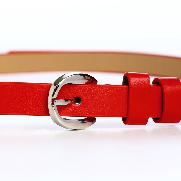 Ремень женский, ширина 1,1 см, пряжка металл, цвет Ремень женский, ширина 1,1 см, пряжка металл, цвет