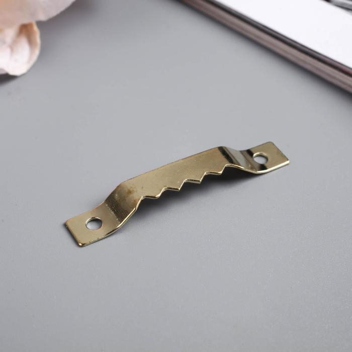 Зубчатая подвеска для картин, фоторамок металл (набор 40 шт) золото 4х0,5 см Зубчатая подвеска для картин, фоторамок металл (набор 40 шт) золото 4х0,5 см