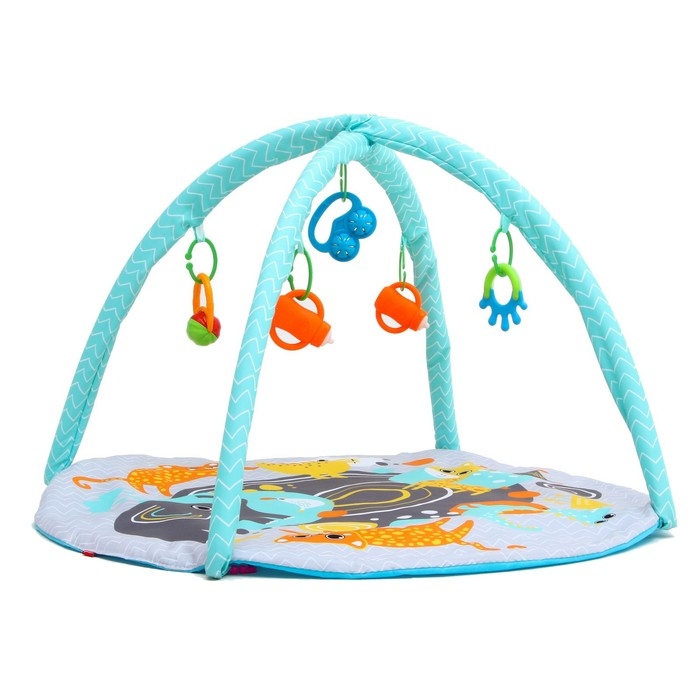 Развивающий коврик с дугами «Африка», 85х85 см, Крошка Я Развивающий коврик с дугами «Африка», 85х85 см, Крошка Я