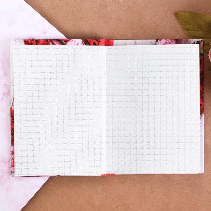 Блокнот &laquo;Поздравляю с 8 марта&raquo;, А7, твёрдая обложка, 6