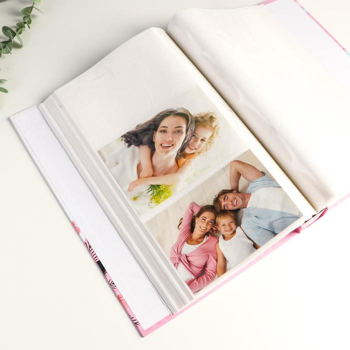 Фотоальбом на 300 фото 10х15 см Фотоальбом на 300 фото 10х15 см "Цветочный" в коробке МИКС 33,8х23,5х5,3 см