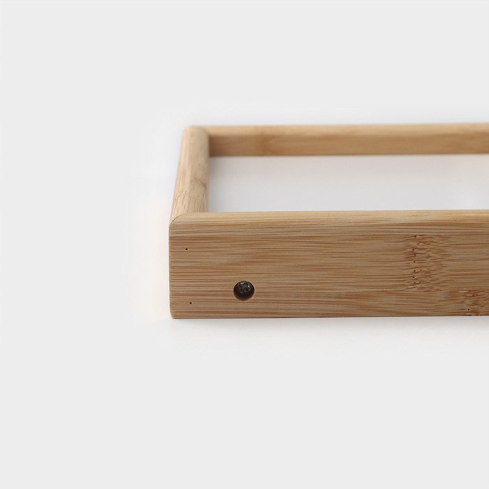 Поднос для завтрака с ножками Доляна, 46,5×25 см, бамбук Поднос для завтрака с ножками Доляна, 46,5×25 см, бамбук