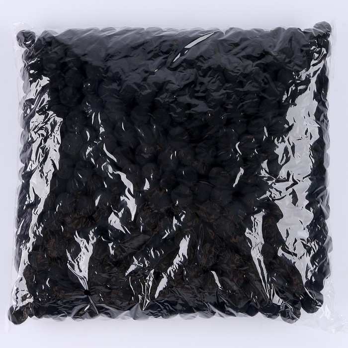 Набор деталей для декора &laquo;Бомбошки&raquo;, набор 1000 шт., размер 1 шт. &mdash; 2 см, цвет чёрный