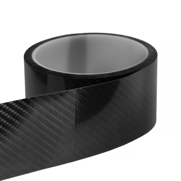 Защитная лента для автомобиля, под карбон, 5×300 см, самоклеящаяся Защитная лента для автомобиля, под карбон, 5×300 см, самоклеящаяся