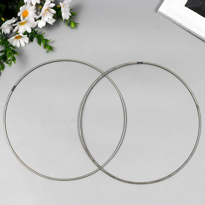 Кольцо металл для изготовления ловца снов d=25 см Кольцо металл для изготовления ловца снов d=25 см