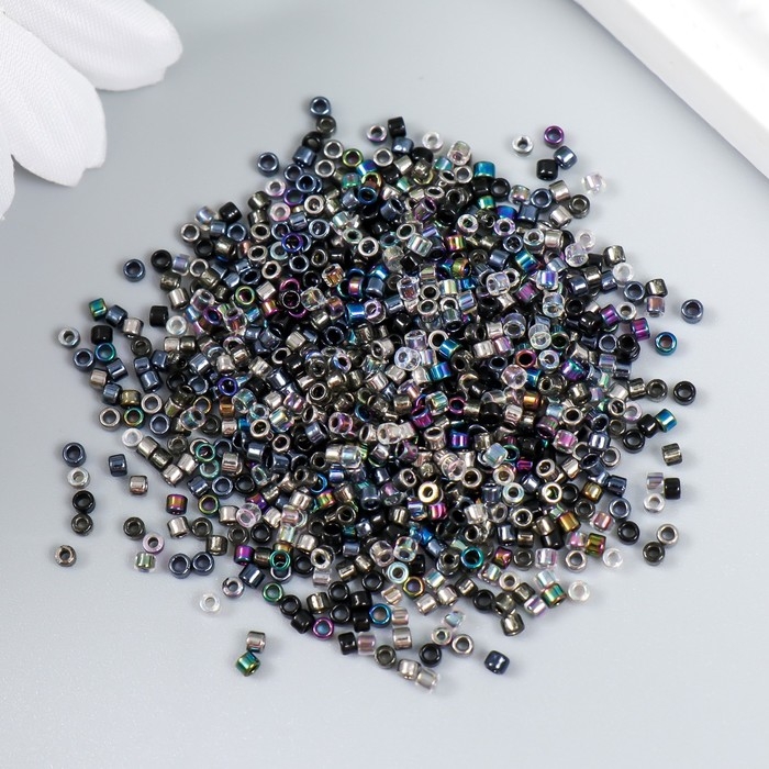 Бисер стекло 12/0 Бисер стекло 12/0 "Перламутр. Радужное ассорти" 10 гр