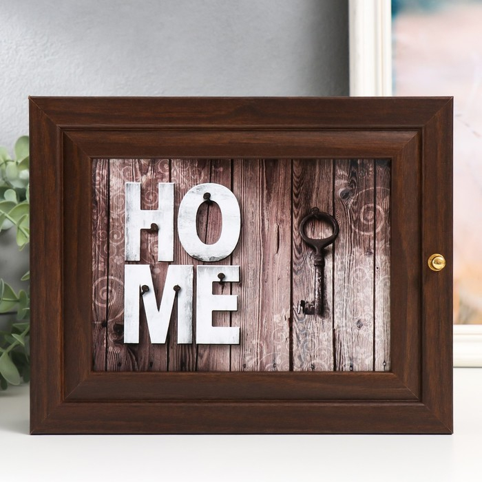 Ключница Ключница "home 05" венге 19х24 см МИКС