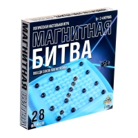 Настольная игра «Магнитная битва», 2-4 игрока, 8+, 28 шариков