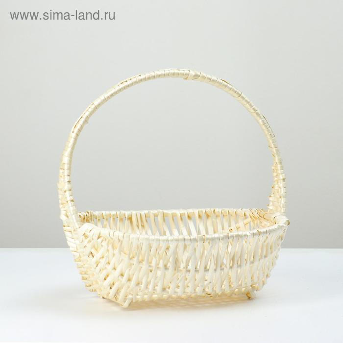 Корзина плетеная, 33х28х12/32, лоза Корзина плетеная, 33х28х12/32, лоза