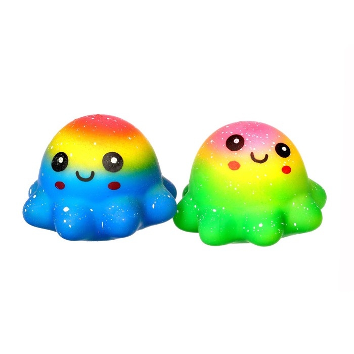 Мялка «Осьминог» с пастой, цвета МИКС Мялка «Осьминог» с пастой, цвета МИКС